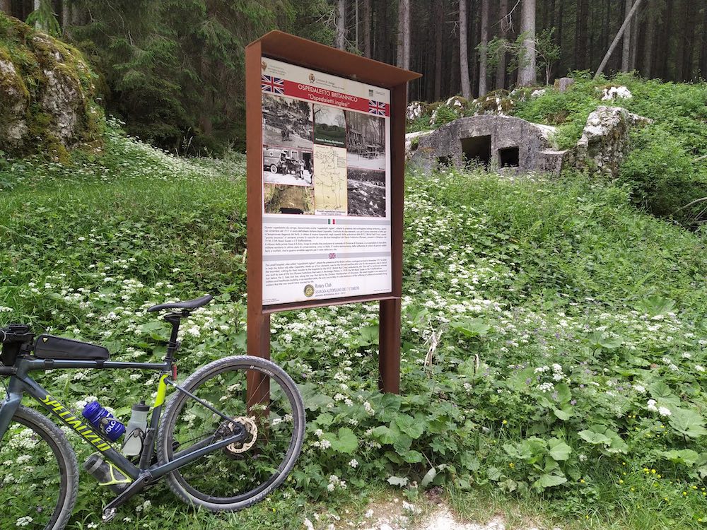 Percorso gravel bike altopiano di Asiago Vicenza