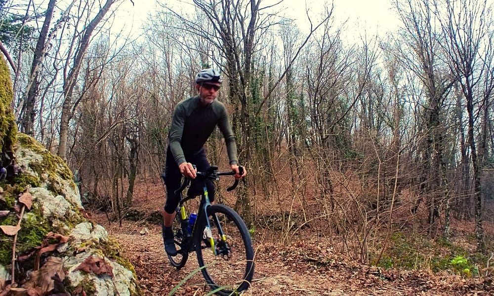 Croce del Sojo in gravel bike percorso Vicenza